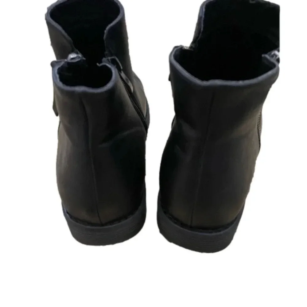 Luoika Ankle Boots, Side Zipper Booties size 8 - Picture 7 of 8